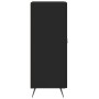 Aparador de madera contrachapada negro 34,5x34x90 cm de , Aparadores - Ref: Foro24-830413, Precio: 65,17 €, Descuento: %