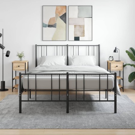 Mesitas noche 2 uds madera ingeniería roble Sonoma 34x36x70 cm de , Mesitas de noche - Ref: Foro24-825976, Precio: 79,68 €, D...