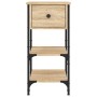 Mesitas noche 2 uds madera ingeniería roble Sonoma 34x36x70 cm de , Mesitas de noche - Ref: Foro24-825976, Precio: 79,68 €, D...