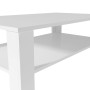 Mesa de centro madera de ingeniería blanco 100x59x42 cm de , Mesas de centro - Ref: Foro24-244857, Precio: 65,46 €, Descuento: %
