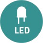 RIDDER Espejo de maquillaje Shuri con LED y botón táctil de , Espejos para maquillaje - Ref: Foro24-429661, Precio: 140,12 €,...