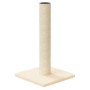 Poste rascador para gatos crema 22x22 x45 cm de , Mobiliario para gatos - Ref: Foro24-171675, Precio: 22,49 €, Descuento: %