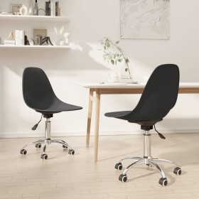 Sillas de comedor giratorias 2 unidades PP gris claro de , Sillas de comedor - Ref: Foro24-338286, Precio: 113,61 €, Descuent...