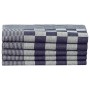 Juego de paños 50 unidades algodón azul y blanco de , Toallas - Ref: Foro24-136290, Precio: 86,78 €, Descuento: %