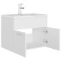 Mueble con lavabo madera de ingeniería blanco de vidaXL, Tocadores de baño - Ref: Foro24-3071270, Precio: 183,68 €, Descuento: %
