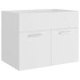 Mueble con lavabo madera de ingeniería blanco de vidaXL, Tocadores de baño - Ref: Foro24-3071270, Precio: 183,68 €, Descuento: %