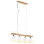 Lámpara de techo industrial madera de mango blanco E27 de , Lámparas - Ref: Foro24-320524, Precio: 59,45 €, Descuento: %