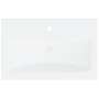 Mueble con lavabo madera de ingeniería blanco de vidaXL, Tocadores de baño - Ref: Foro24-3071270, Precio: 183,68 €, Descuento: %
