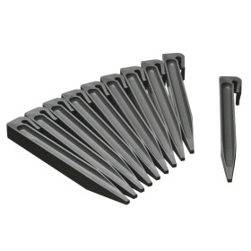 Natura Anclajes de jardín pequeños 10 unidades gris de , Ribetes y bordes para jardín - Ref: Foro24-428502, Precio: 15,38 €, ...