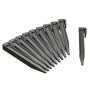 Natura Anclajes de jardín pequeños 10 unidades gris de , Ribetes y bordes para jardín - Ref: Foro24-428502, Precio: 15,38 €, ...