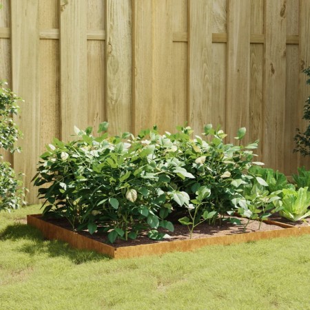 Jardinera acero corten 100x100x18,5 cm de , Maceteros y jardineras - Ref: Foro24-824513, Precio: 41,39 €, Descuento: %