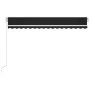 Toldo retráctil manual gris antracita 400x350 cm de vidaXL, Toldos - Ref: Foro24-3068979, Precio: 346,98 €, Descuento: %