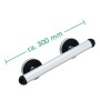 RIDDER Barra de agarre seguridad Premium 30 cm aluminio cromo y negro de , Asideros de seguridad - Ref: Foro24-445017, Precio...