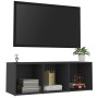 Mueble para TV madera contrachapada gris 107x35x37 cm de , Muebles TV - Ref: Foro24-805536, Precio: 48,78 €, Descuento: %