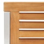 Sillas de jardín 2 uds madera maciza de teca y acero inoxidable de , Sillas de jardín - Ref: Foro24-46515, Precio: 223,47 €, ...
