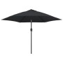 Sombrilla de jardín con palo de metal negro 300 cm de , Sombrillas - Ref: Foro24-47126, Precio: 68,81 €, Descuento: %