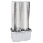 Fuente de jardín de acero inoxidable plateado 60,2x37x122,1 cm de , Fuentes y cascadas - Ref: Foro24-48095, Precio: 539,84 €,...