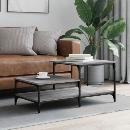 Mesa de centro madera de ingeniería gris Sonoma 100x50,5x45 cm de , Mesas de centro - Ref: Foro24-835382, Precio: 42,74 €, De...