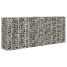 Cesta de gaviones de acero galvanizado 85x30x200 cm de , Paneles de vallas - Ref: Foro24-142359, Precio: 86,73 €, Descuento: %