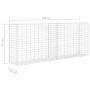 Cesta de gaviones de acero galvanizado 85x30x200 cm de , Paneles de vallas - Ref: Foro24-142359, Precio: 86,73 €, Descuento: %