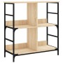 Estantería de madera de ingeniería roble Sonoma 78,5x33x82 cm de , Librerías y estanterías - Ref: Foro24-835245, Precio: 54,1...