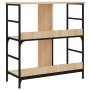 Estantería de madera de ingeniería roble Sonoma 78,5x33x82 cm de , Librerías y estanterías - Ref: Foro24-835245, Precio: 54,1...