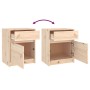 Mesitas de noche 2 uds madera maciza de pino 40x31x50 cm de , Mesitas de noche - Ref: Foro24-808124, Precio: 94,83 €, Descuen...