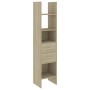 Estantería madera contrachapada color roble Sonoma 40x35x180 cm de , Librerías y estanterías - Ref: Foro24-803419, Precio: 71...