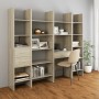 Estantería madera contrachapada color roble Sonoma 40x35x180 cm de , Librerías y estanterías - Ref: Foro24-803419, Precio: 71...