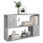 Librería de madera contrachapada gris hormigón 100x24x63 cm de , Librerías y estanterías - Ref: Foro24-809174, Precio: 48,27 ...