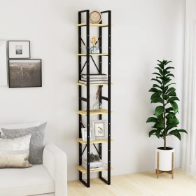 Estantería alta madera maciza de pino 40x30x210 cm de , Librerías y estanterías - Ref: Foro24-806502, Precio: 106,71 €, Descu...
