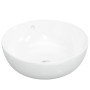 Lavabo redondo cerámica blanco 44x17 cm de , Lavabos - Ref: Foro24-153342, Precio: 79,48 €, Descuento: %