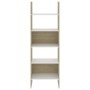 Estantería madera contrachapada blanco y roble 60x35x180 cm de , Librerías y estanterías - Ref: Foro24-803412, Precio: 91,10 ...