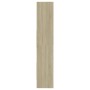 Estantería madera contrachapada blanco y roble 60x35x180 cm de , Librerías y estanterías - Ref: Foro24-803412, Precio: 91,10 ...