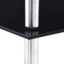 Estantería 5 niveles cristal templado negro 30x30x130 cm de , Librerías y estanterías - Ref: Foro24-249521, Precio: 51,95 €, ...