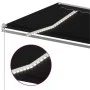 Toldo manual retráctil con LED gris antracita 400x350 cm de vidaXL, Toldos - Ref: Foro24-3068984, Precio: 362,00 €, Descuento: %