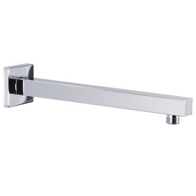 Barra de soporte ducha cuadrada acero inox 201 plateado 30 cm de , Puertas de ducha - Ref: Foro24-147730, Precio: 20,49 €, De...