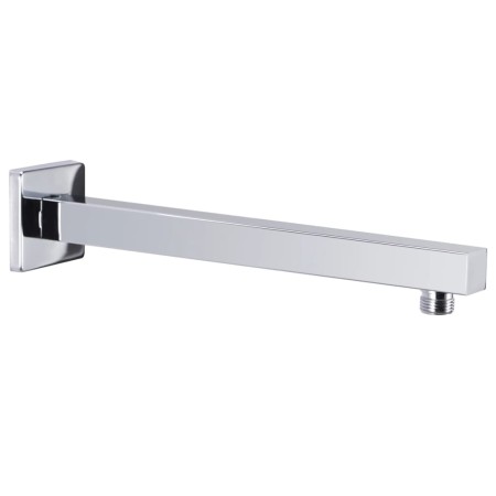 Barra de soporte ducha cuadrada acero inox 201 plateado 30 cm de , Puertas de ducha - Ref: Foro24-147730, Precio: 20,49 €, De...