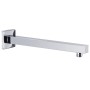 Barra de soporte ducha cuadrada acero inox 201 plateado 30 cm de , Puertas de ducha - Ref: Foro24-147730, Precio: 20,49 €, De...
