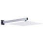 Barra de soporte ducha cuadrada acero inox 201 plateado 30 cm de , Puertas de ducha - Ref: Foro24-147730, Precio: 20,49 €, De...