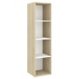 Muebles de salón 4 piezas madera de ingeniería roble Sonoma de , Muebles TV - Ref: Foro24-3079822, Precio: 210,77 €, Descuent...