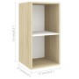 Muebles de salón 4 piezas madera de ingeniería roble Sonoma de , Muebles TV - Ref: Foro24-3079822, Precio: 210,77 €, Descuent...