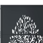 Puerta de jardín acero gris antracita diseño árbol 105x105 cm de , Puertas de jardín - Ref: Foro24-153155, Precio: 221,47 €, ...