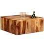Mesa de centro de madera maciza de sheesham 70x70x30 cm de , Mesas de centro - Ref: Foro24-244927, Precio: 134,37 €, Descuent...