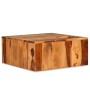 Mesa de centro de madera maciza de sheesham 70x70x30 cm de , Mesas de centro - Ref: Foro24-244927, Precio: 134,37 €, Descuent...