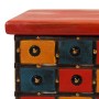 Caja de almacenaje de madera maciza de acacia 110x40x40 cm rojo de , Baúles de almacenamiento - Ref: Foro24-247669, Precio: 2...