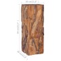 Mesa auxiliar de madera maciza de teca 30x30x80 cm de , Mesas auxiliares - Ref: Foro24-288807, Precio: 151,84 €, Descuento: %