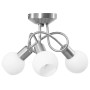 Lámpara de techo pantallas cerámica bol blanco 3 bombillas E14 de , Apliques de techo - Ref: Foro24-289228, Precio: 49,48 €, ...