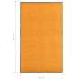 Felpudo lavable naranja 90x150 cm de , Felpudos - Ref: Foro24-323455, Precio: 67,88 €, Descuento: %