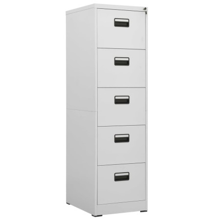 Armario archivador de acero gris claro 46x62x164 cm de , Armarios archivadores - Ref: Foro24-336283, Precio: 399,17 €, Descue...